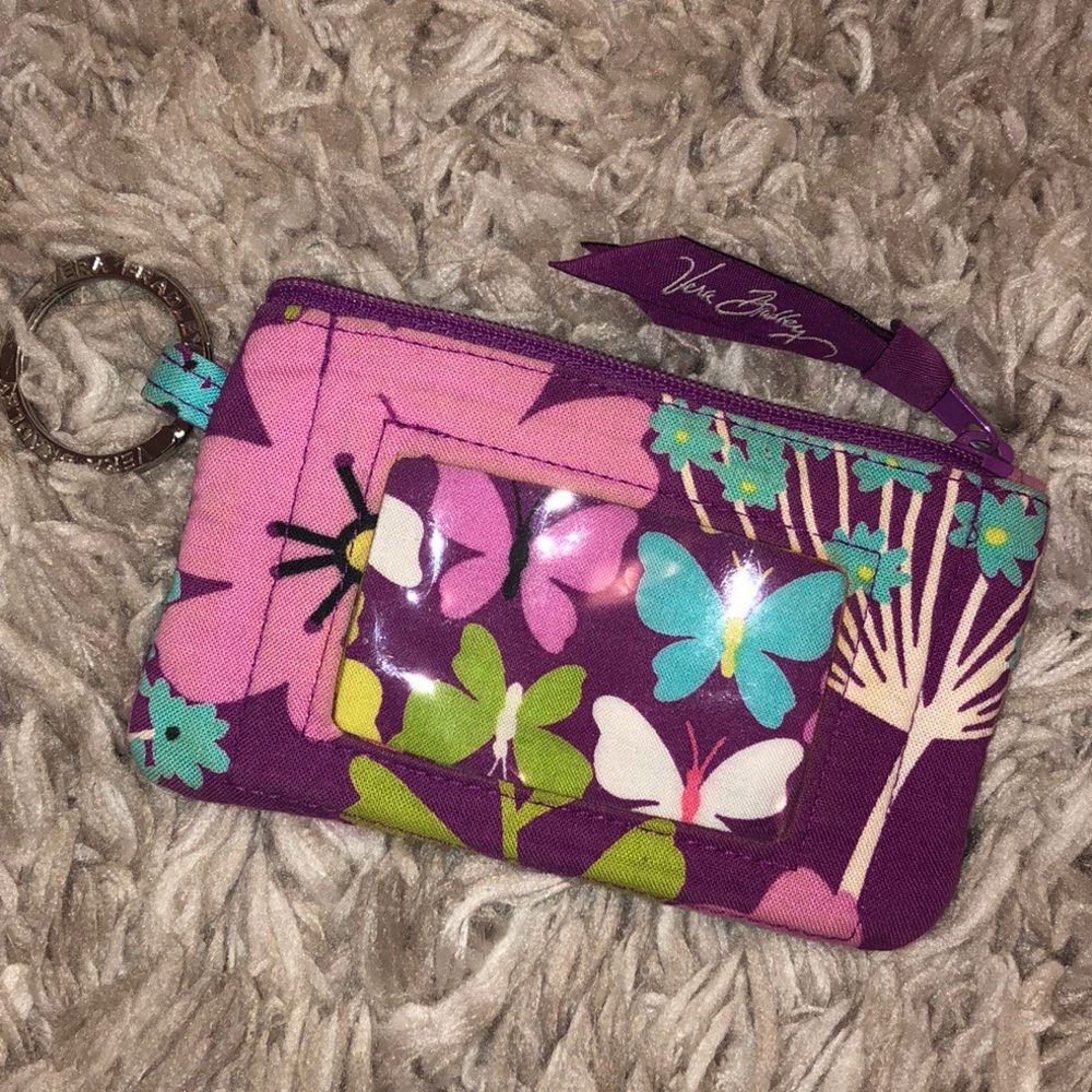 Vera Bradley zip coin purse